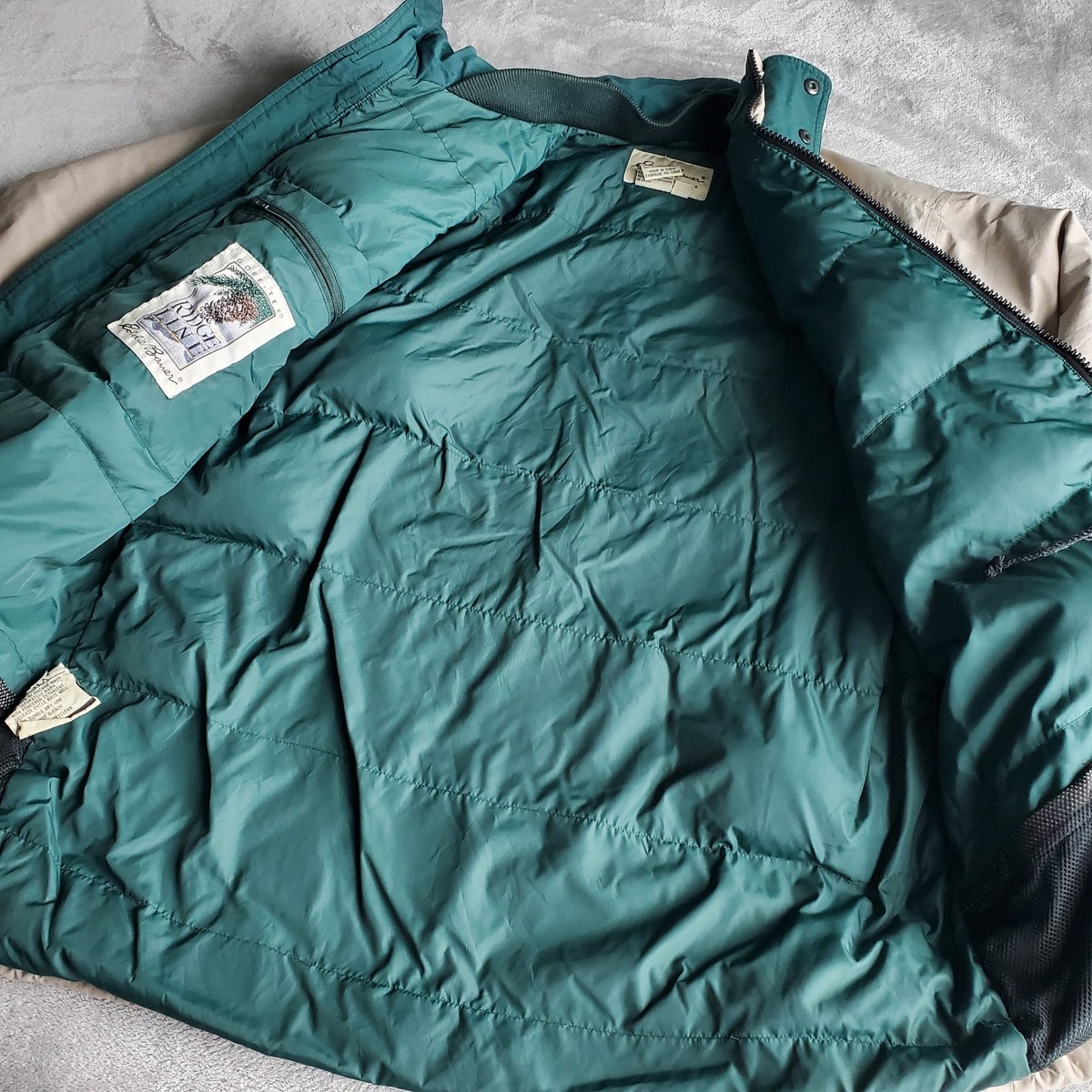 Vintage 1990s Eddie Bauer Ridgeline Goretex Goose Down Parka Coat