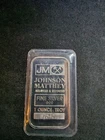 Vintage Johnson Matthey 1 Troy Oz .999 Fine Silver Bar