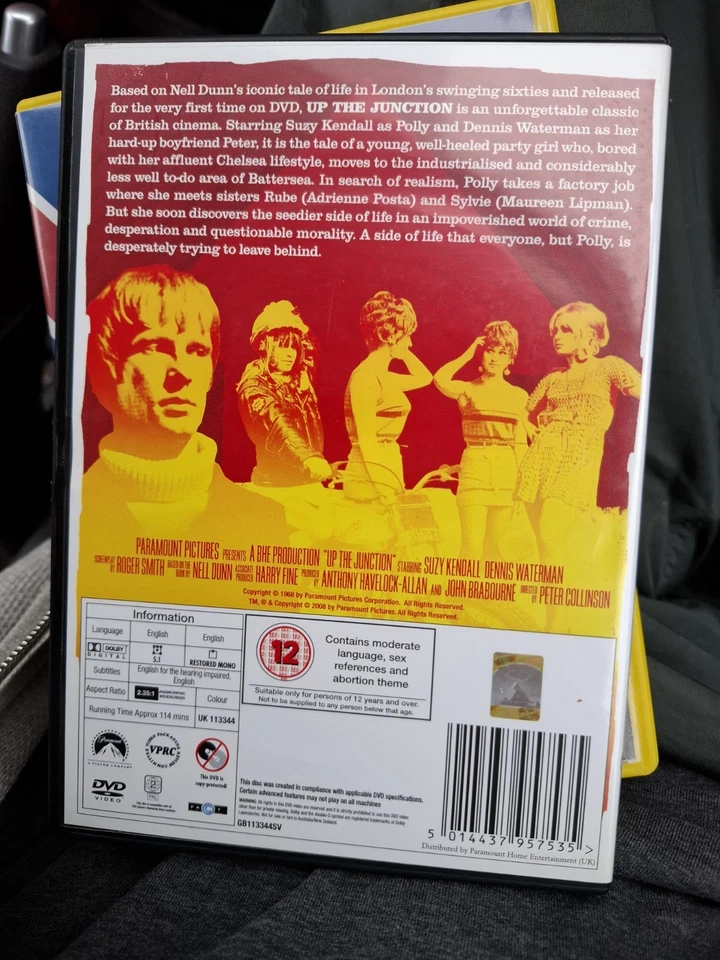 Up the Junction - DVD Dennis Waterman, Suzy Kendall R2 UK VGC  - Image 2 of 3