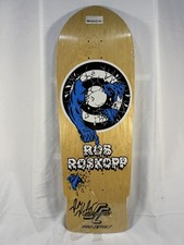 Santa Cruz 30th Anniversary Skateboard Deck Rob Roskopp  signed Thirty FN years 