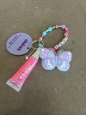 Claire’s Cotton Candy Lip Gloss On A Key Chain .23oz | New W/ Fast Shipping!