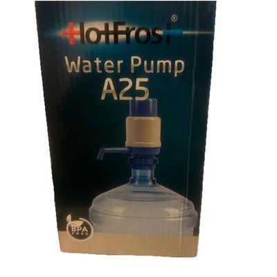 Manual Water Pump for 5 Gallon Bottle   Secure Fit on Crown Top Jugs - Adjust...