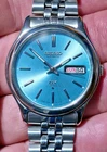Vintage Seiko DX Tiff Blue Dial 6309A Refurbished