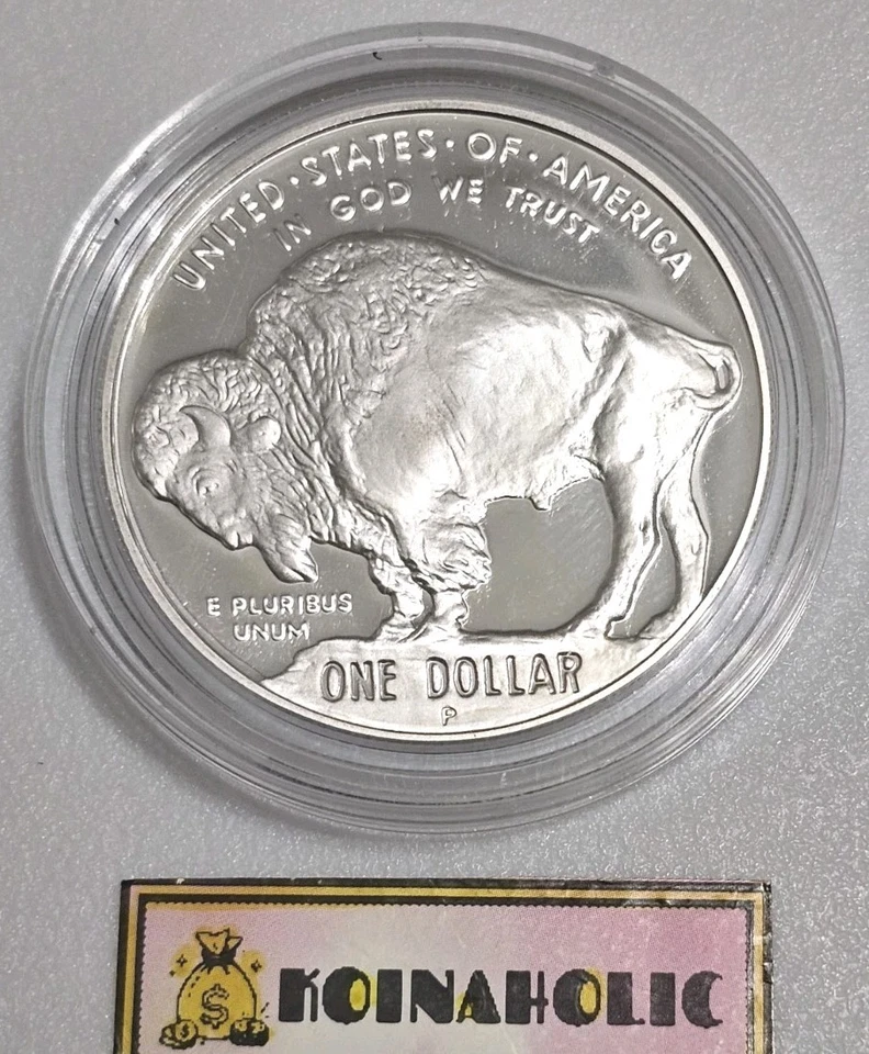 2001 P $1 American Buffalo Proof Silver Dollar In Original Capsule Fast Ship 🚢 - Image 4 of 4