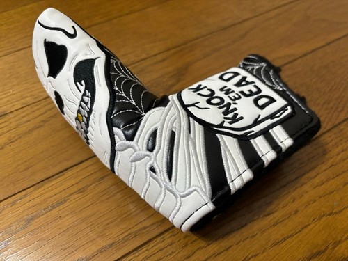 Scotty Cameron Knock Em Dead Putter Headcover Tour Issue White New From Japan