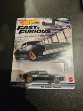Hot Wheels 164 Fast Furious 1968 Dodge Charger Black Diecast Model Car Hcp17