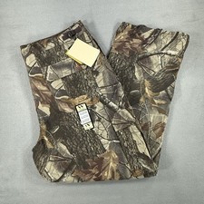NWT WALLS Realtree Hardwoods Camo Cargo Hunting Pants Double Knee XL