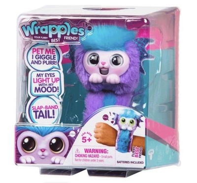 NEW-Little Live Pets WRAPPLES Shora Slap Band Tail With 50+ Sounds and Reactions