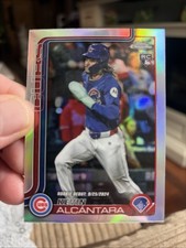 2025 Topps Chrome Update Series - Rookie Debut Kevin Alcantara Refractor (RC)