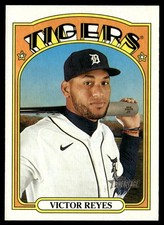 2021 Topps Heritage Victor Reyes Detroit Tigers #256