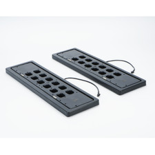 2Stk Kennzeichenhalter (Vorne & hinten) Elektrisch Hidden Auto Flip EU-Standard