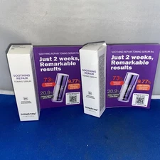 {I12} DERMAFIRM Lot Of 2 Soothing Repair Toning Serum Travel Sz 10mL Each NWB