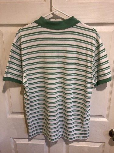 Vineyard Vines Men’s S/S Polo Shirt Size Medium M Green Striped - Picture 2 of 8