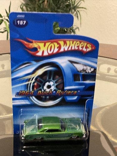 2006 HOT WHEELS #157 1964 BUICK RIVIERA GREEN VHTF - Picture 5 of 8