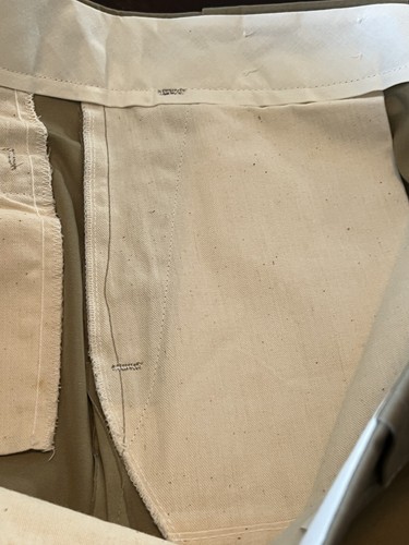 Tuf-Nut ~VINTAGE~ Mens Work Pant With Tags Never Worn Made In USA Beige 48/32 - Picture 9 of 9