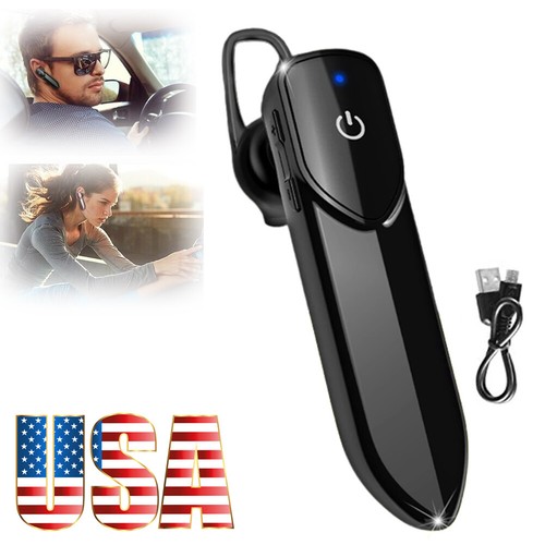 Bluetooth Headset Wireless Earphone Driver Headphone for Android iOS Cell Phone - Afbeelding 1 van 11