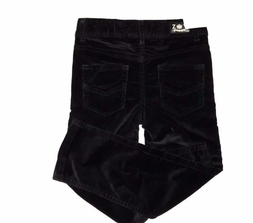 NEW Zadig & Voltaire Boys Kids Black CORD PANTS UKPZC158 24 x 18.5 Sz 6 RTL $140 - Picture 2 of 2