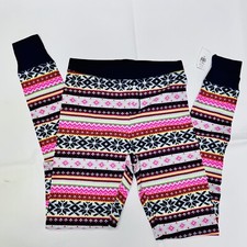 Old Navy Women XS Winter Thermal Leggings Multicolor Fair Isle