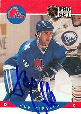 Joe Cirella autographed Hockey Card (Quebec Nordiques) 1990 Pro Set #243