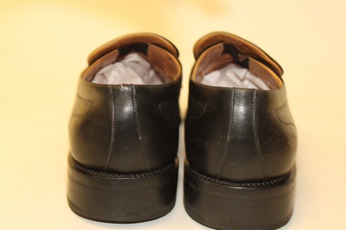 Salvatore Ferragamo Men Size 12 D Black Leather Loafers Italy Made Shoes UG25388 - Picture 9 of 24