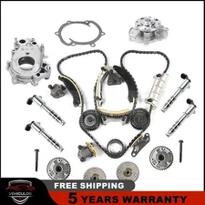 Timing Chain Kit Oil Water Pump VVT For 2005-2017 Buick Chevrolet Cadillac 3.6L