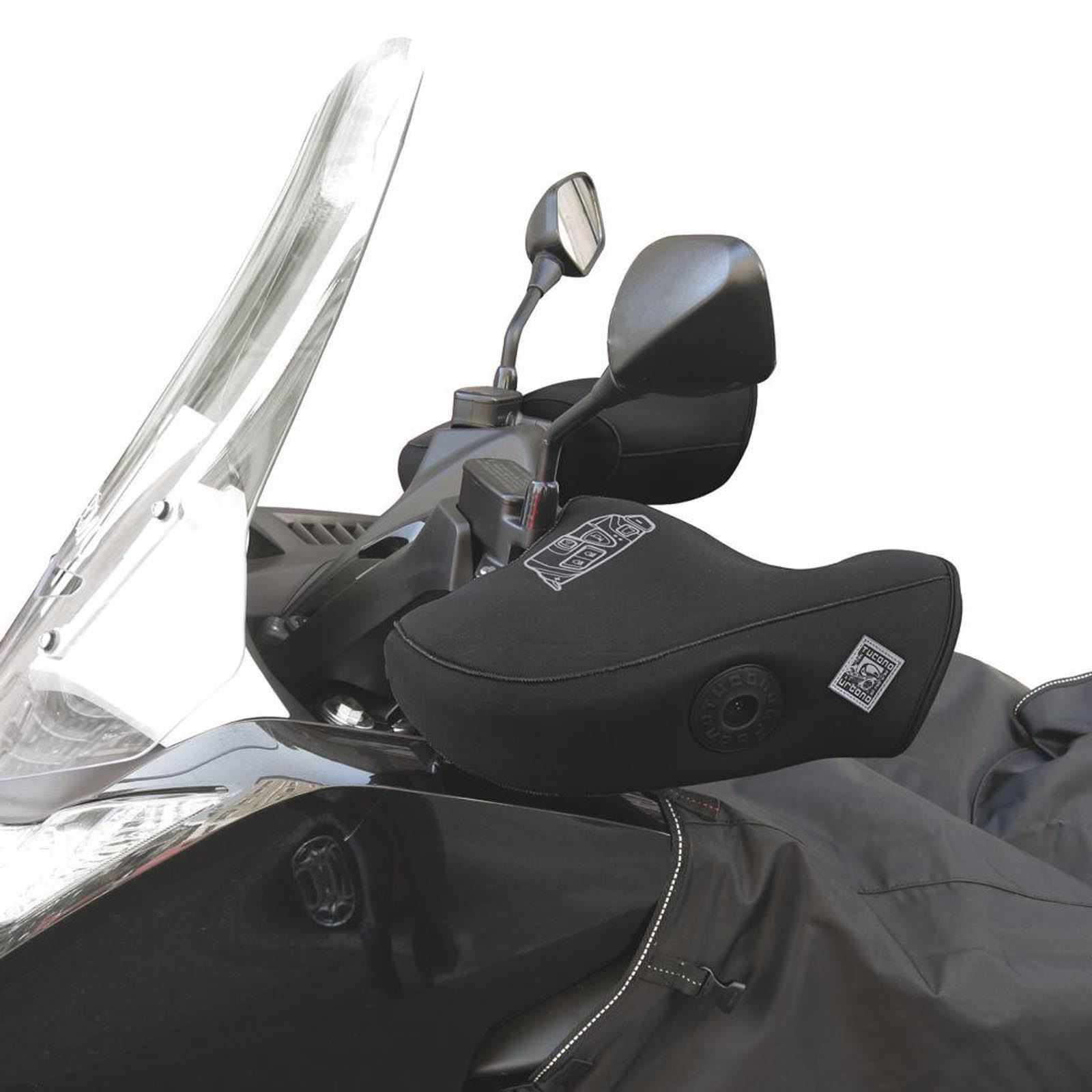 Tucano Urbano Streamlined Waterproof Handlebar Muffs - Peugeot Vivacity 50 92-11