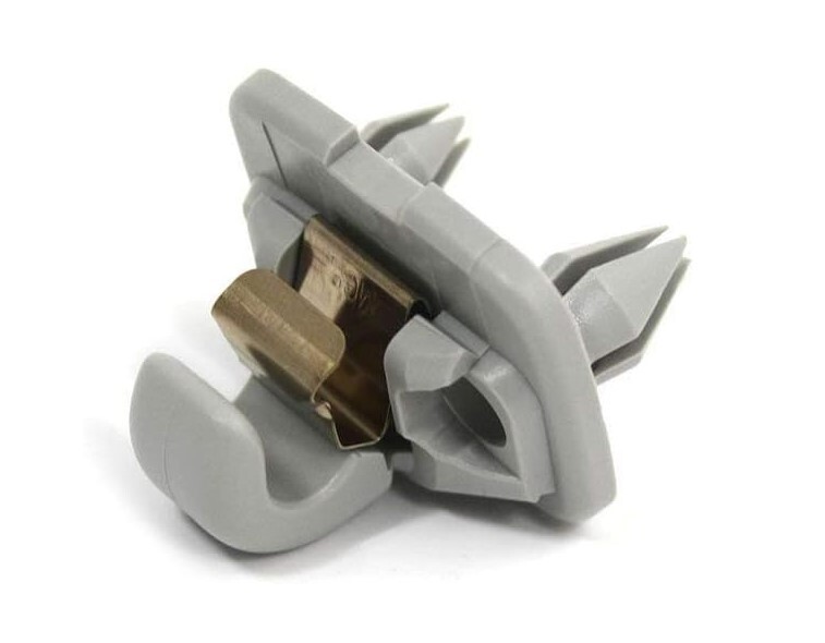Audi Gray Sun Visor Clip 'Moon Silver' OEM (8W0857562AEP5) | eBay