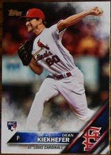 2016 Topps Update #US2 #2 Dean Kiekhefer RC Rookie St. Louis Cardinals