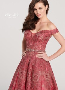 cranberry wedding dress