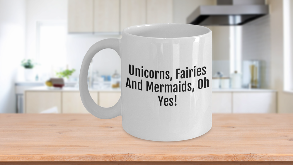 Unicorn Lover Gift Fairy Lover Gift  Mermaid Lover Coffee Mug
