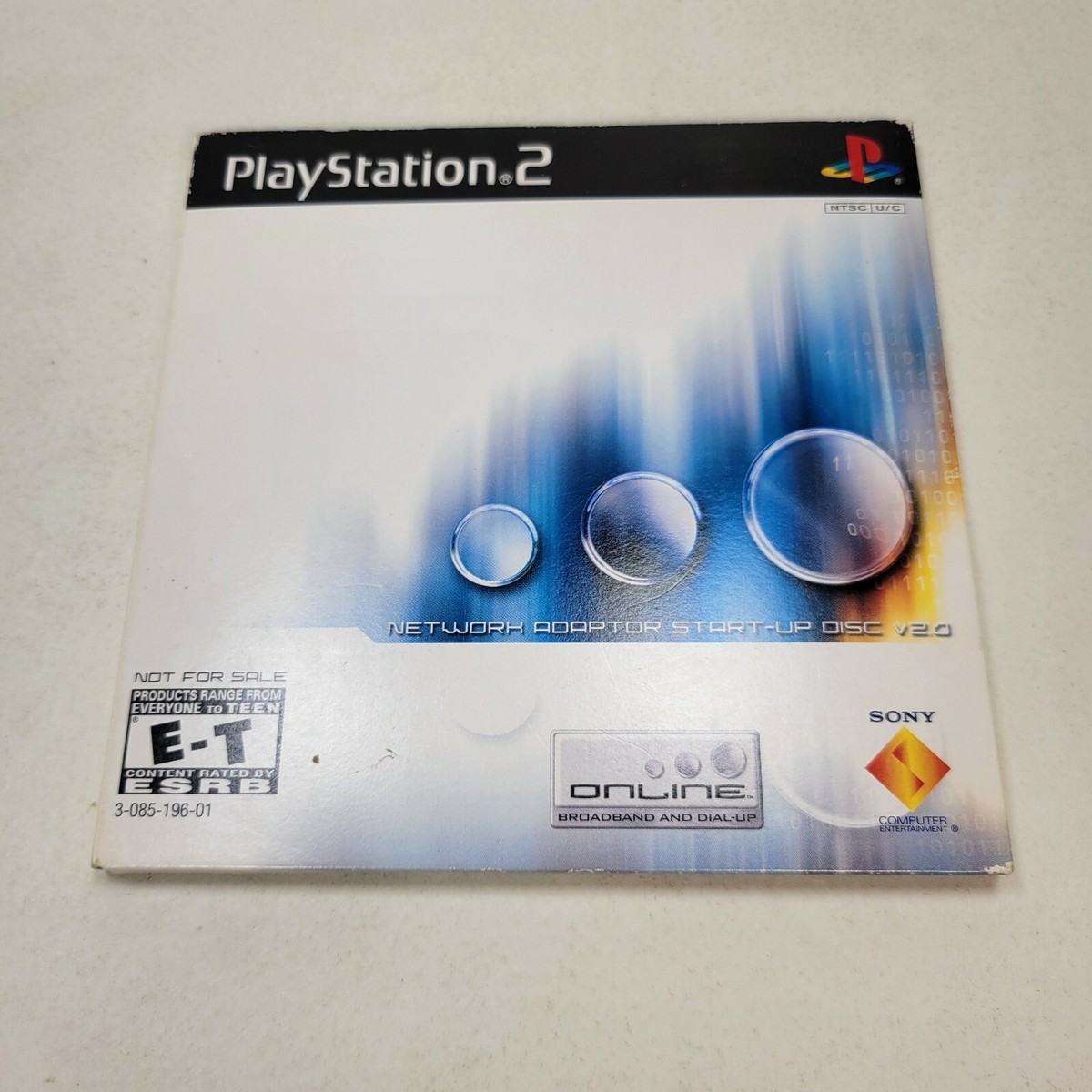 Sony PlayStation 2 Network Adaptor Start-Up Disc v2.0 w/ Demo
