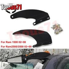 Fit Dodge Ram 1500/2500/3500 Roof 52"inch Curved LED Light Bar Mount Brackets