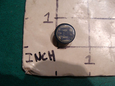 Vintage single BLUE E 1940 cuff link, probably a school 