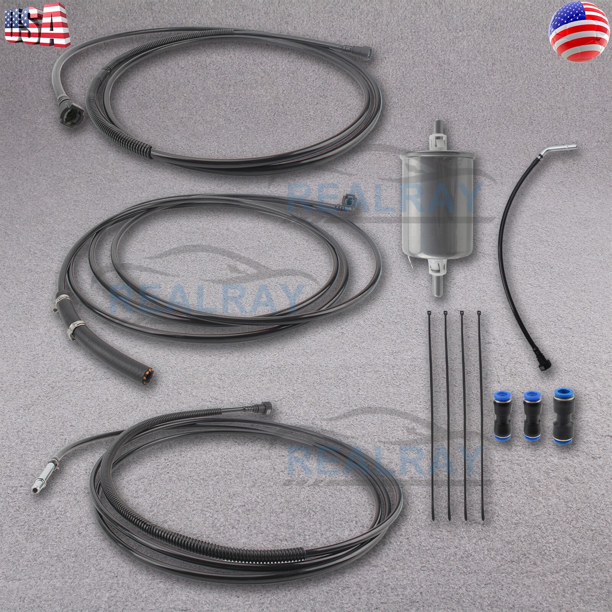 Tank to Motor Fuel Lines Kit for 99-03 Chevrolet Silverado GMC 