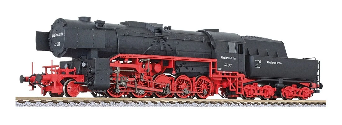 Loco Liliput BR 05002, DRB, Ep.II – HO, Vapeur, Moulé Sous Pression, Boîte Acajou, 1966