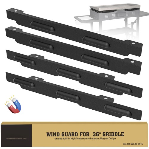 Wind Guard for Blackstone Griddle 36 Inch,Stainless Steel Magnetic Wind Guard US - Picture 2 of 13