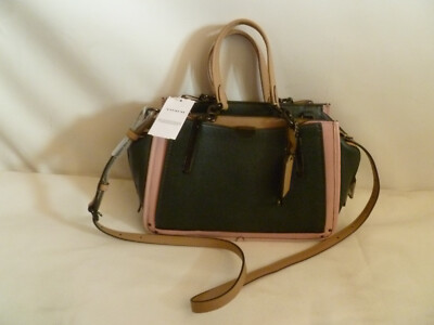 Coach Dreamer Colorblock Ledertasche grün Aurora Multi neu mit Etikett UVP 495 $ neu