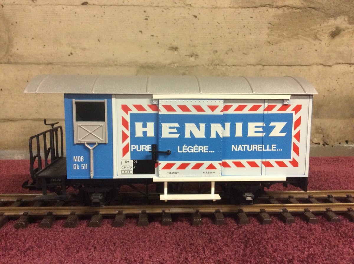 LGB 4228 HENNIEZ BOX CAR - G SCALE | eBay