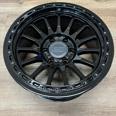 17x8.5 +0 6x139.7 Gloss Black RRW RR7-H Hybrid Beadlock Wheel | One ...