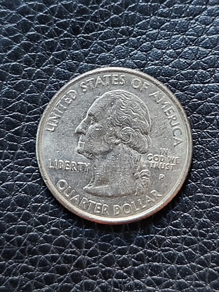 2000 P-State Virginia Quarter- Circulated Good Condition - Image 2 of 2