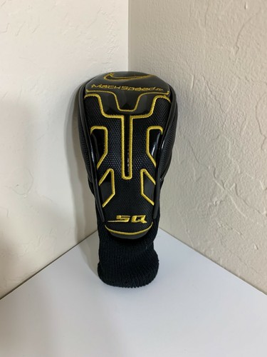 Nike SQ Machspeed Jr Head Cover - Jr Golf Club Head Cover - Black/Gold NICE