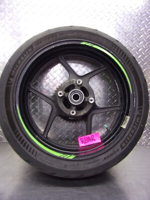 789 A KAWASAKI NINJA ZX 636 2006 OEM REAR WHEEL | eBay