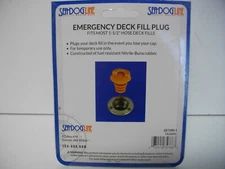 Sea-Dog Line 357390-1 emergency deck fill plug boat marine  1" to 1 1/2"