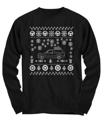 GMC Typhoon Ugly Christmas Sweater Jumper - Long Sleeve Tee