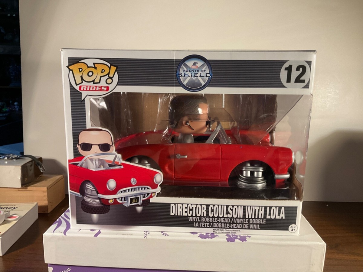 アメコミ Pop! RIDES 12 DIRECTOR COULSON WITH LOLA Funko POP! Phil Coulson with Lola #12 DAMAGED BOX SEE PICS
