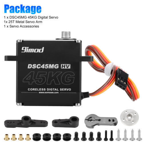 Mini Digital Servo High Torque - Waterproof Metal Gear Servo 105g 6~8.4V DSC45MG - Picture 10 of 10