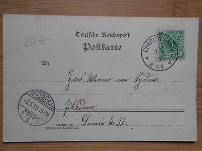 Postcard Original Field Post Memorial to the Fallen Relatives Elizabeth Guard