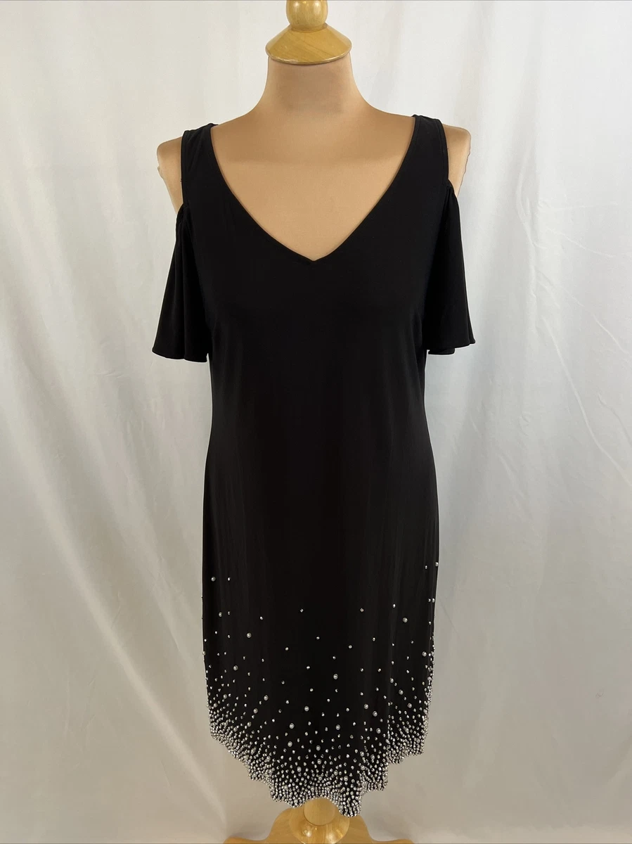 Dressbarn cold shoulder best sale dress