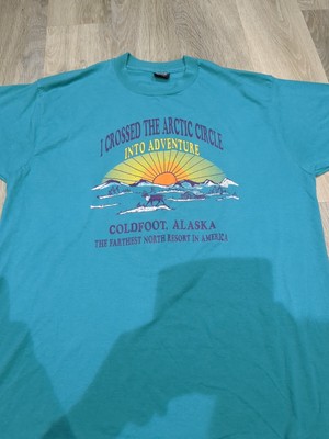 Ich überquerte den Polarkreis ins Abenteuer Alaska Coldfoot Vintage Fruit of Loom