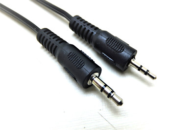 2 m stereo 2,5 mm auf 3,5 mm stereo Kopfhörerkabel, 2,5 mm klinken - 3,5 mm klin